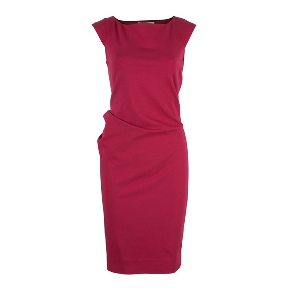 DIANE VON FURSTENBERG Pink Gavin Sheath Dress 10 - Picture 4 of 8